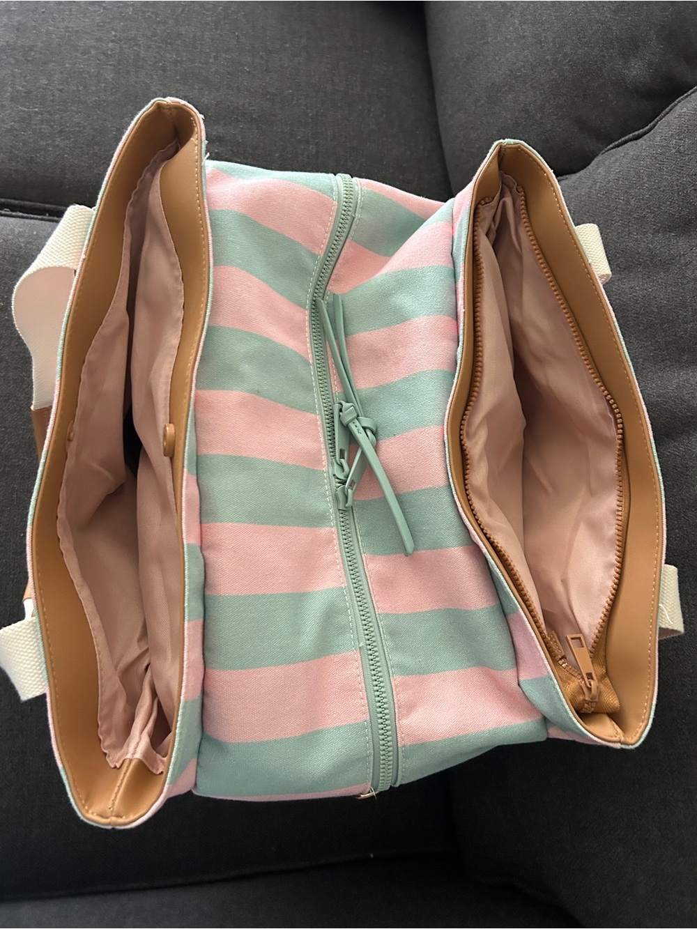 🍉Poppy & Peonies Sunshine Collection Watermelon Stripe Voyager - Picture 7 of 14